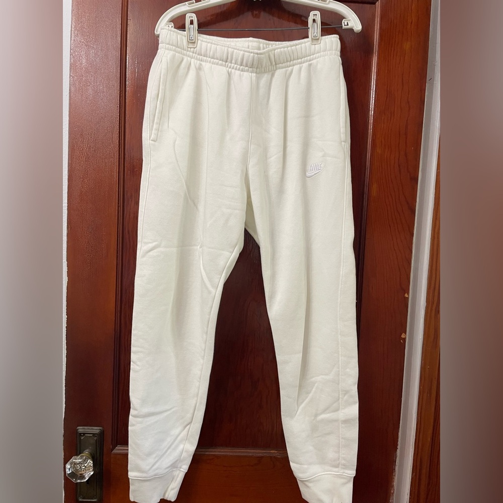 Men’s Nike White Joggers